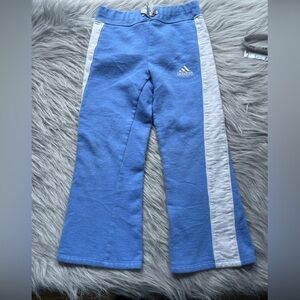 Adidas Sky Blue and Light Gray Leggings